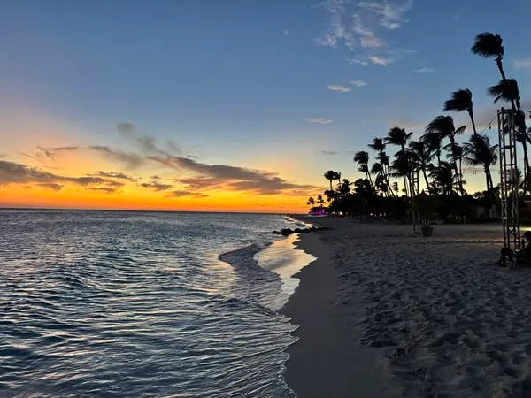 Aruba Sunset Time