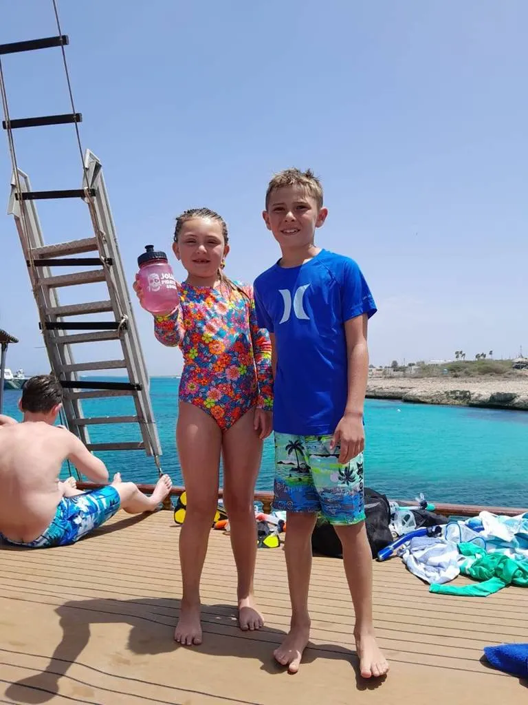 Jolly Pirates with the kids Aruba