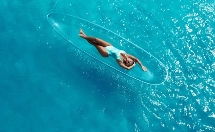 mangel halto clear kayak photoshoot aruba
